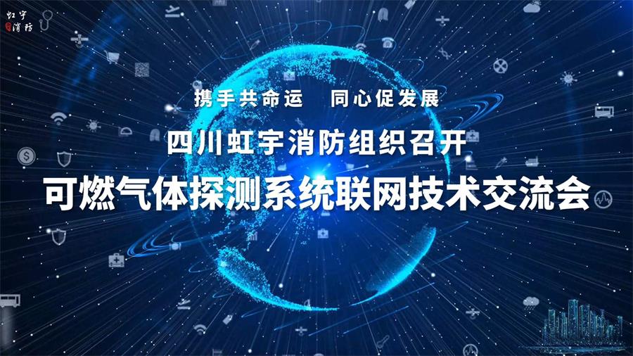 四川虹宇消防組織召開可燃?xì)怏w探測(cè)系統(tǒng)聯(lián)網(wǎng)技術(shù)交流會(huì)